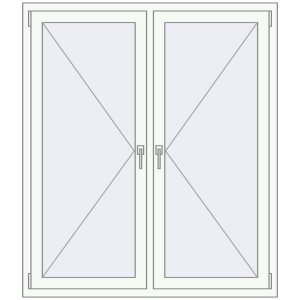 fereastră 1300x1500 - REHAU SYNEGO MD . Vedere din interior Cumpără Ferestre 1300x1500 mm ENERGY-SAVING REHAU SYNEGO MD RAL 9016 Traffic white two-sided