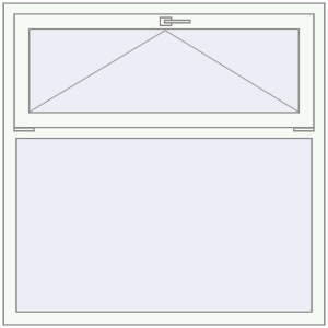 fereastră 1250x1250 - REHAU EURO-DESIGN 70 . Vedere din interior Cumpără Ferestre 1250x1250 mm OPTIMUM REHAU EURO 70 RAL 9016 Traffic white two-sided