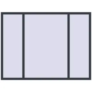 Cumpără Ferestre 2000x1500 mm OPTIMUM REHAU EURO 70 ANTHRACITE_GREY_STRUKTURAL two-sided