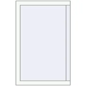 Cumpără Ferestre 640x990 mm BASE REHAU EURO 60 RAL 9016 Traffic white two-sided