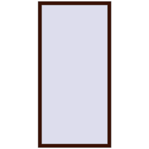 Cumpără Ferestre 1000x2000 mm BASE REHAU EURO 60 BLACK_CHERRY two-sided