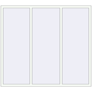 Cumpără Ferestre 1980x1770 mm ENERGY-SAVING REHAU SYNEGO MD RAL 9016 Traffic white two-sided