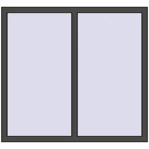 Cumpără Ferestre 1300x1200 mm OPTIMUM REHAU EURO 70 BASALT_GREY two-sided