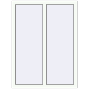 Cumpără Ferestre 899x1200 mm OPTIMUM REHAU EURO 70 RAL 9016 Traffic white two-sided