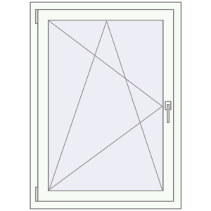 Cumpără Ferestre 800x1200 mm BASE REHAU EURO 60 ANTHRACITE_GREY_GLATT external