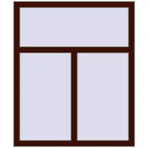 Cumpără Ferestre 1000x1200 mm REHAU ARTEVO BLACK_CHERRY two-sided