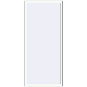 Cumpără Ferestre 850x1950 mm BASE REHAU EURO 60 RAL 9016 Traffic white two-sided