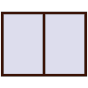 Cumpără Ferestre 1600x1200 mm ENERGY-SAVING REHAU SYNEGO MD BLACK_CHERRY two-sided
