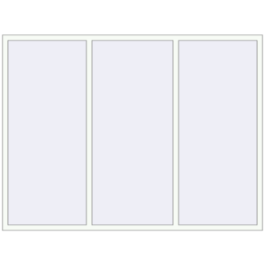 Cumpără Ferestre 2400x1800 mm ENERGY-SAVING REHAU SYNEGO MD RAL 9016 Traffic white two-sided