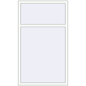 Cumpără Ferestre 1000x1700 mm REHAU ARTEVO RAL 9016 Traffic white two-sided