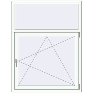 Cumpără Ferestre 1100x1440 mm OPTIMUM REHAU EURO 70 RAL 9016 Traffic white two-sided