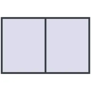 Cumpără Ferestre 2518x1600 mm BASE REHAU EURO 60 ANTHRACITE_GREY_STRUKTURAL two-sided