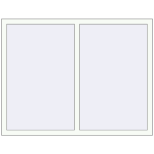 Cumpără Ferestre 1500x1100 mm BASE REHAU EURO 60 RAL 9016 Traffic white two-sided