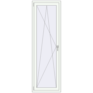 fereastră 600x2000 - REHAU EURO-DESIGN 60 . Vedere din interior Cumpără Ferestre 600x2000 mm BASE REHAU EURO 60 RAL 9016 Traffic white two-sided