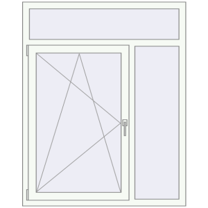 Cumpără Ferestre 1200x1500 mm OPTIMUM REHAU EURO 70 RAL 9016 Traffic white two-sided
