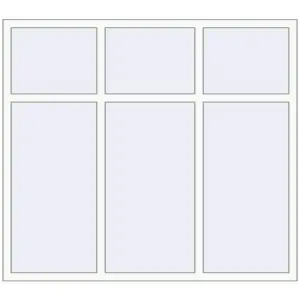 Cumpără Ferestre 1800x1600 mm BASE REHAU EURO 60 RAL 9016 Traffic white two-sided