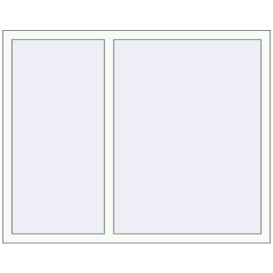 Cumpără Ferestre 1460x1160 mm REHAU BRILLANT DESIGN RAL 9016 Traffic white two-sided