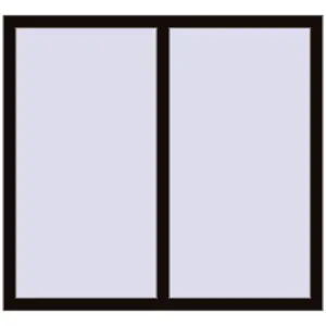 Cumpără Ferestre 1300x1200 mm OPTIMUM REHAU EURO 70 BLACK_BROWN two-sided