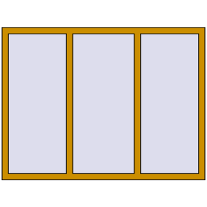 Cumpără Ferestre 1600x1200 mm ALU STANDARD 72 RAL 1005 Honey yellow two-sided
