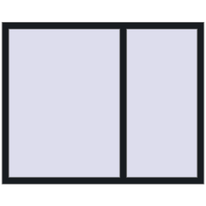 Cumpără Ferestre 1500x1200 mm ENERGY-SAVING REHAU SYNEGO MD BLACK_COOL_110L-2 two-sided