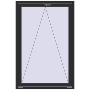 Cumpără Ferestre 1000x1500 mm OPTIMUM REHAU EURO 70 ANTHRACITE_GREY_GLATT two-sided
