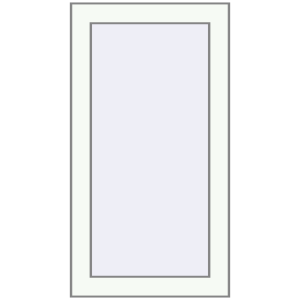 fereastră 400x650 - REHAU EURO-DESIGN 60 . Vedere din interior Cumpără Ferestre 400x650 mm BASE REHAU EURO 60 RAL 9016 Traffic white two-sided