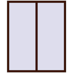 Cumpără Ferestre 1400x1700 mm REHAU ARTEVO BLACK_CHERRY two-sided