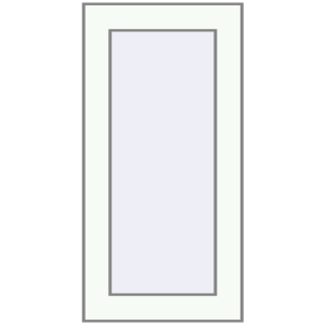 Cumpără Ferestre 320x570 mm BASE REHAU EURO 60 RAL 9016 Traffic white two-sided