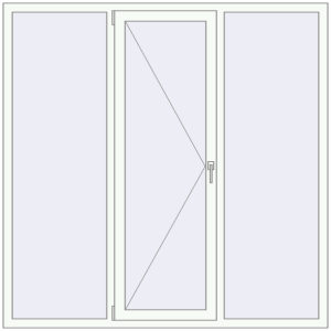 fereastră 1800x1800 - REHAU EURO-DESIGN 70 . Vedere din interior Cumpără Ferestre 1800x1800 mm OPTIMUM REHAU EURO 70 RAL 9016 Traffic white two-sided