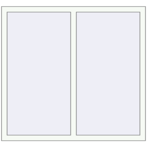 Cumpără Ferestre 1300x1200 mm OPTIMUM REHAU EURO 70 RAL 9016 Traffic white two-sided