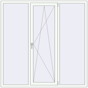 Cumpără Ferestre 1800x1800 mm OPTIMUM REHAU EURO 70 RAL 9016 Traffic white two-sided