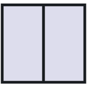 Cumpără Ferestre 1600x1500 mm ENERGY-SAVING REHAU SYNEGO MD BLACK_COOL_110L-2 two-sided