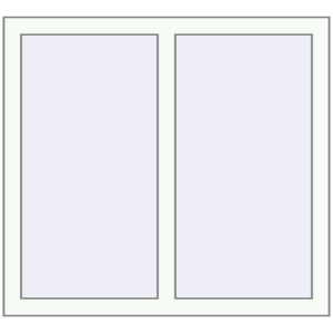 Cumpără Ferestre 900x870 mm BASE REHAU EURO 60 RAL 9016 Traffic white two-sided