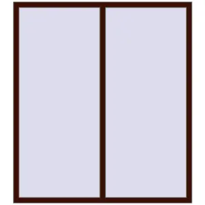 Cumpără Ferestre 1600x1800 mm ENERGY-SAVING REHAU SYNEGO MD BLACK_CHERRY two-sided