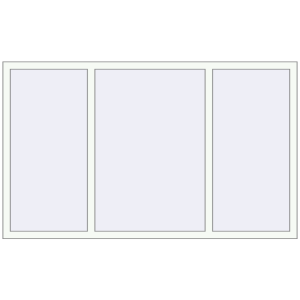 Cumpără Ferestre 2000x1200 mm ENERGY-SAVING REHAU SYNEGO MD RAL 9016 Traffic white two-sided