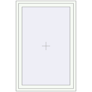 Cumpără Ferestre 1000x1500 mm BASE REHAU EURO 60 RAL 9016 Traffic white two-sided