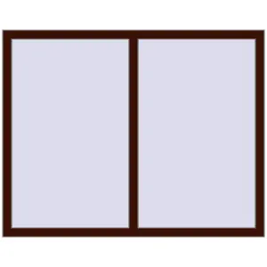 Cumpără Ferestre 1470x1160 mm OPTIMUM REHAU EURO 70 BLACK_CHERRY two-sided