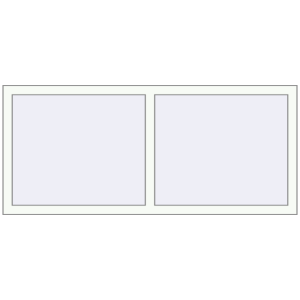 Cumpără Ferestre 1600x700 mm ENERGY-SAVING REHAU SYNEGO MD RAL 9016 Traffic white two-sided
