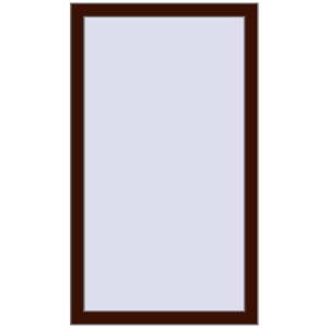 Cumpără Ferestre 700x1200 mm OPTIMUM REHAU EURO 70 BLACK_CHERRY two-sided