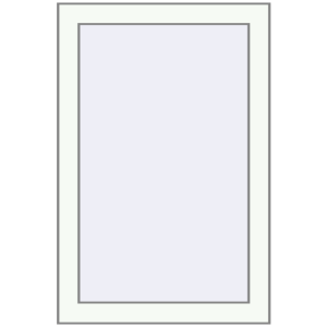 Cumpără Ferestre 500x800 mm BASE REHAU EURO 60 RAL 9016 Traffic white two-sided