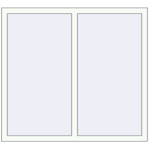 Cumpără Ferestre 1300x1150 mm REHAU ARTEVO RAL 9016 Traffic white two-sided