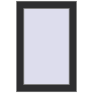 Cumpără Ferestre 400x600 mm OPTIMUM REHAU EURO 70 ANTHRACITE_GREY_GLATT two-sided
