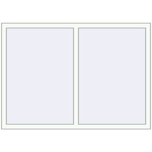 fereastră 1550x1100 - REHAU EURO-DESIGN 70 . Vedere din interior Cumpără Ferestre 1550x1100 mm OPTIMUM REHAU EURO 70 RAL 9016 Traffic white two-sided