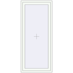 Cumpără Ferestre 750x1800 mm ENERGY-SAVING REHAU SYNEGO MD RAL 9016 Traffic white two-sided