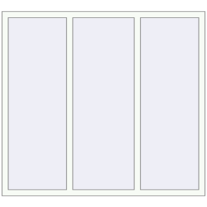 Cumpără Ferestre 1650x1500 mm ALU STANDARD 72 RAL 9016 Traffic white two-sided