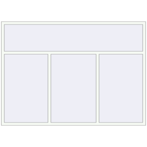 Cumpără Ferestre 2480x1765 mm REHAU BRILLANT DESIGN RAL 9016 Traffic white two-sided