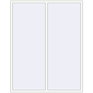 Cumpără Ferestre 1700x2200 mm BASE REHAU EURO 60 RAL 9016 Traffic white two-sided