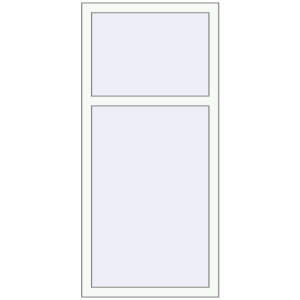 Cumpără Ferestre 700x1500 mm REHAU ARTEVO RAL 9016 Traffic white two-sided