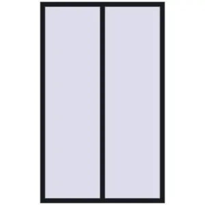 Cumpără Ferestre 1300x2100 mm ENERGY-SAVING REHAU SYNEGO MD BLACK_COOL_110L-2 two-sided