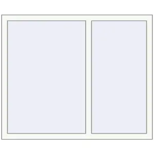 Cumpără Ferestre 1300x1070 mm OPTIMUM REHAU EURO 70 RAL 9016 Traffic white two-sided